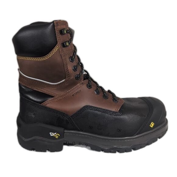 Terra Gantry Work Boots Men's Size 9W Black/Brown Waterproof Composite Toe S973 - Picture 4 of 7